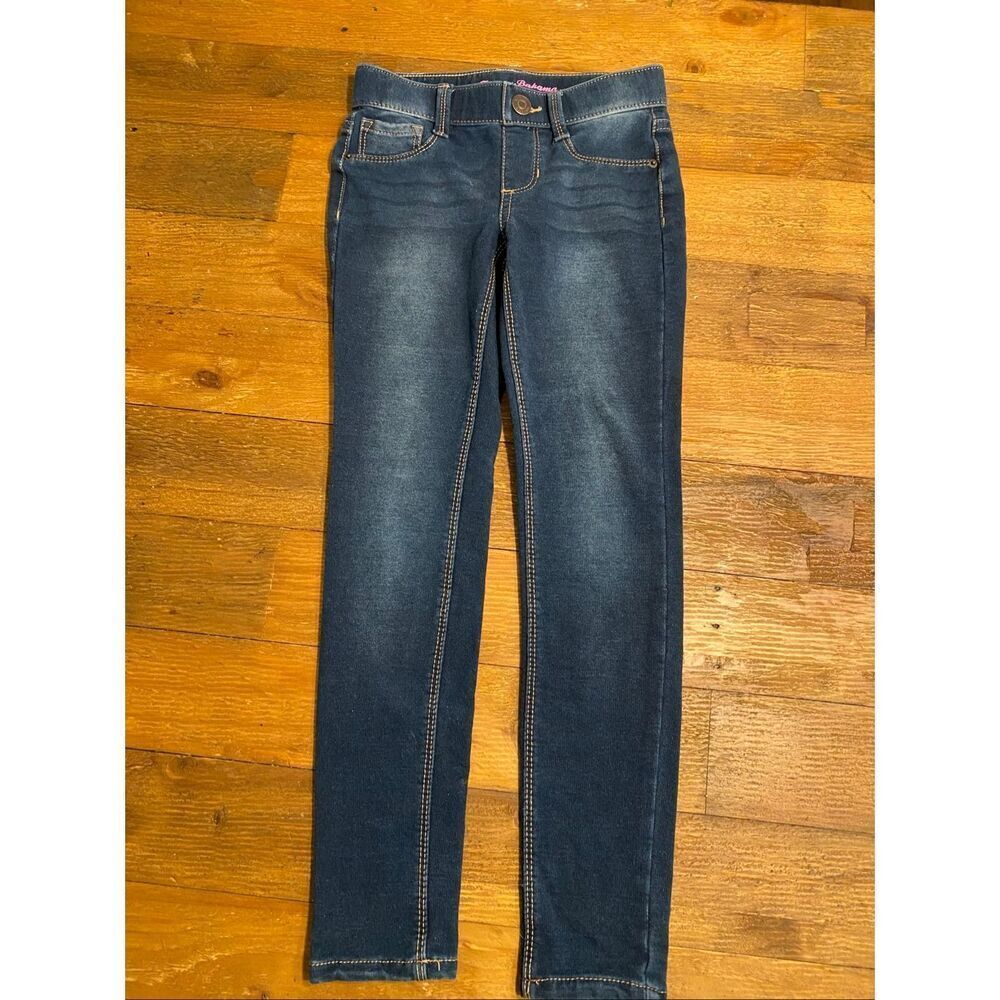 Tommy Bahama size 7 girls pull up blue jeans bottoms straight